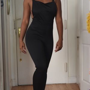 Side boob jumpsuit